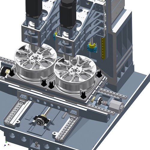 雙休心T輪轂專用機的加工效果如何？